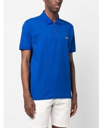 Polo bleu Lacoste