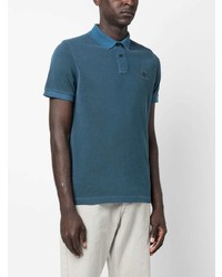 Polo bleu Stone Island