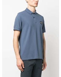 Polo bleu Stone Island