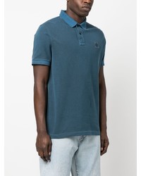 Polo bleu Stone Island