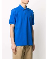 Polo bleu Lacoste