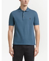 Polo bleu Ermenegildo Zegna