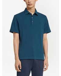 Polo bleu Zegna