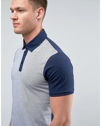 Polo bleu Jack and Jones