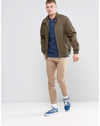 Polo bleu Jack and Jones