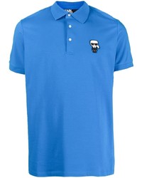 Polo bleu Karl Lagerfeld