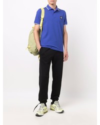 Polo bleu Stone Island