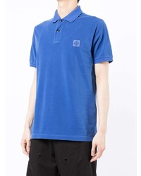 Polo bleu Stone Island