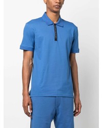 Polo bleu Alexander McQueen