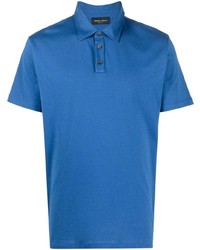 Polo bleu Roberto Collina