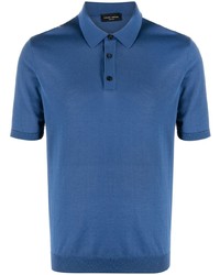 Polo bleu Roberto Collina