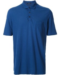 Polo bleu Roberto Collina