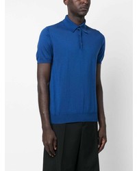 Polo bleu Kiton