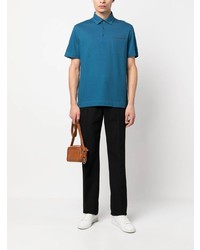 Polo bleu Zegna