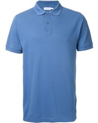 Polo bleu Sunspel