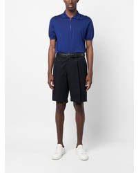 Polo bleu Kiton