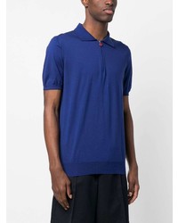 Polo bleu Kiton