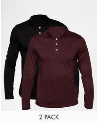 Polo bordeaux Asos