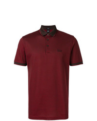 Polo bordeaux BOSS HUGO BOSS