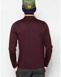 Polo bordeaux Asos