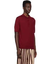 Polo bordeaux Dries Van Noten