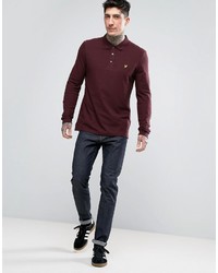 Polo bordeaux Lyle & Scott