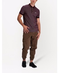 Polo bordeaux BOSS