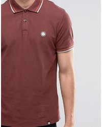 Polo bordeaux Pretty Green