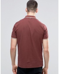 Polo bordeaux Pretty Green