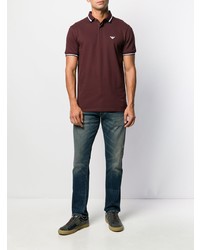 Polo bordeaux Emporio Armani