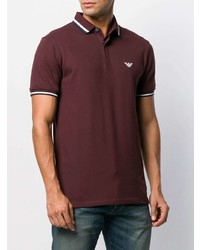 Polo bordeaux Emporio Armani