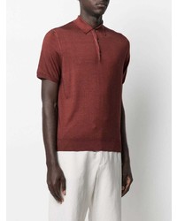 Polo bordeaux Canali