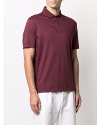 Polo bordeaux Ermenegildo Zegna