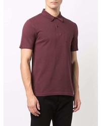 Polo bordeaux Sunspel