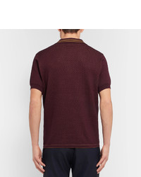 Polo bordeaux Dries Van Noten