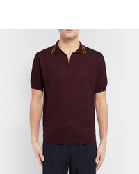 Polo bordeaux Dries Van Noten