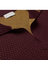 Polo bordeaux Dries Van Noten