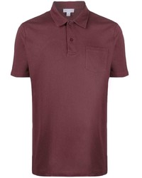 Polo bordeaux Sunspel