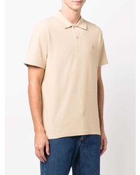 Polo brodé beige Sandro Paris