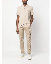 Polo brodé beige C.P. Company