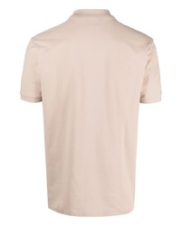 Polo brodé beige Hugo