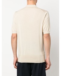 Polo brodé beige Fred Perry