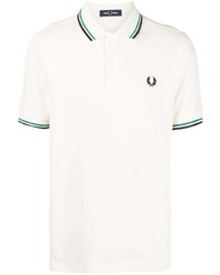 Polo brodé beige Fred Perry