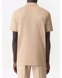 Polo brodé beige Burberry