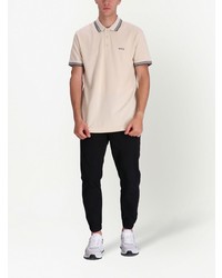 Polo brodé beige BOSS