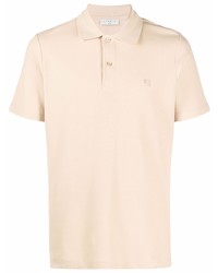 Polo brodé beige Sandro Paris