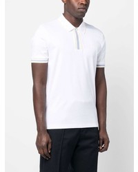 Polo brodé blanc BOSS