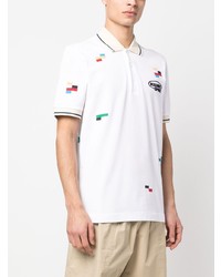 Polo brodé blanc Missoni