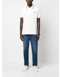 Polo brodé blanc PS Paul Smith