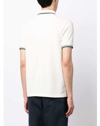 Polo brodé blanc Fred Perry